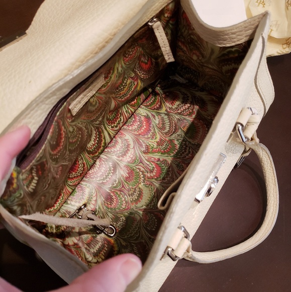 Dooney & Bourke Medium Leather Flap Satchel - Picture 3 of 8